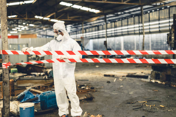 Professional Hoarding Cleanup technician working in Coeur D Alene, ID
